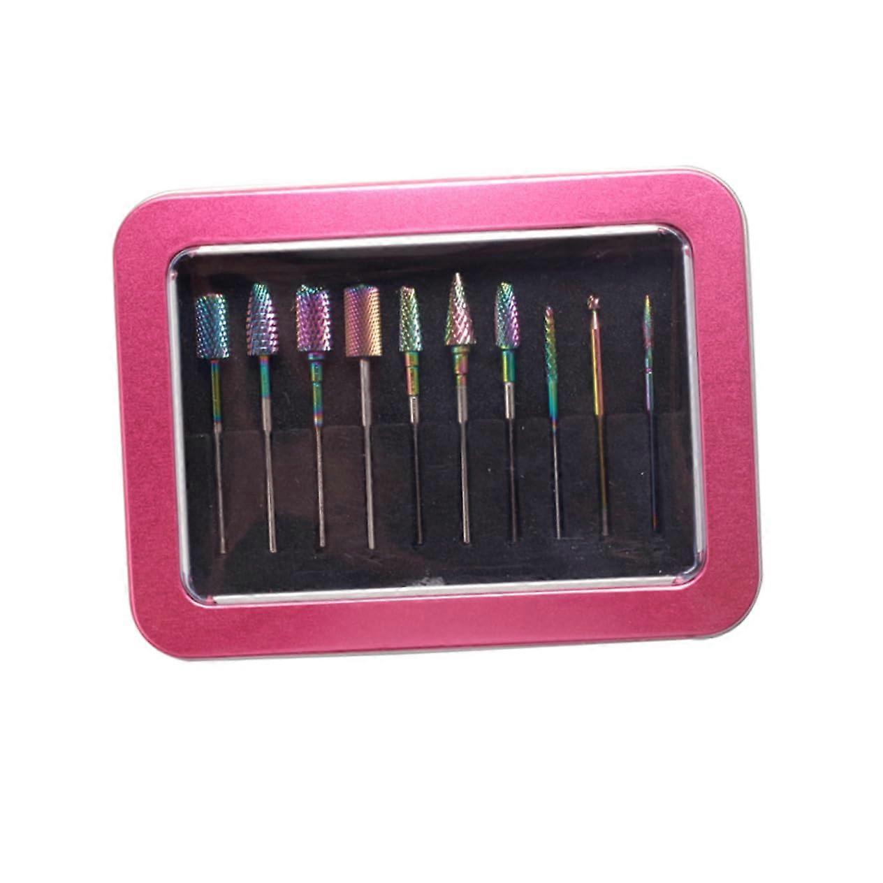 Professional Nail Drill Bits Set for Precise Nail Art Shaping and Multi Function Polishing Tools