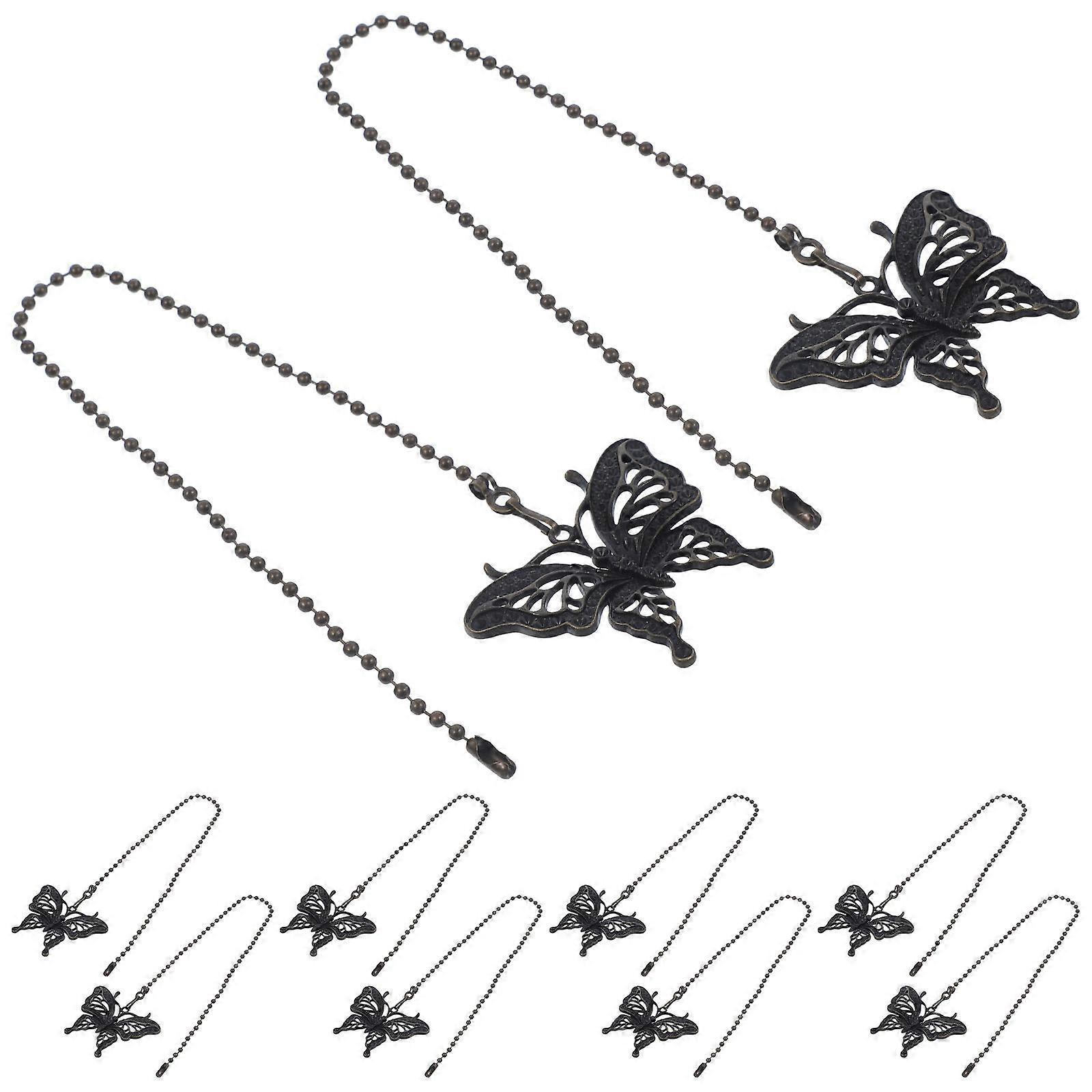 Fan Pull Chain Light Pull Chain for Hanging Use Ceiling Fan 40Pcs Black