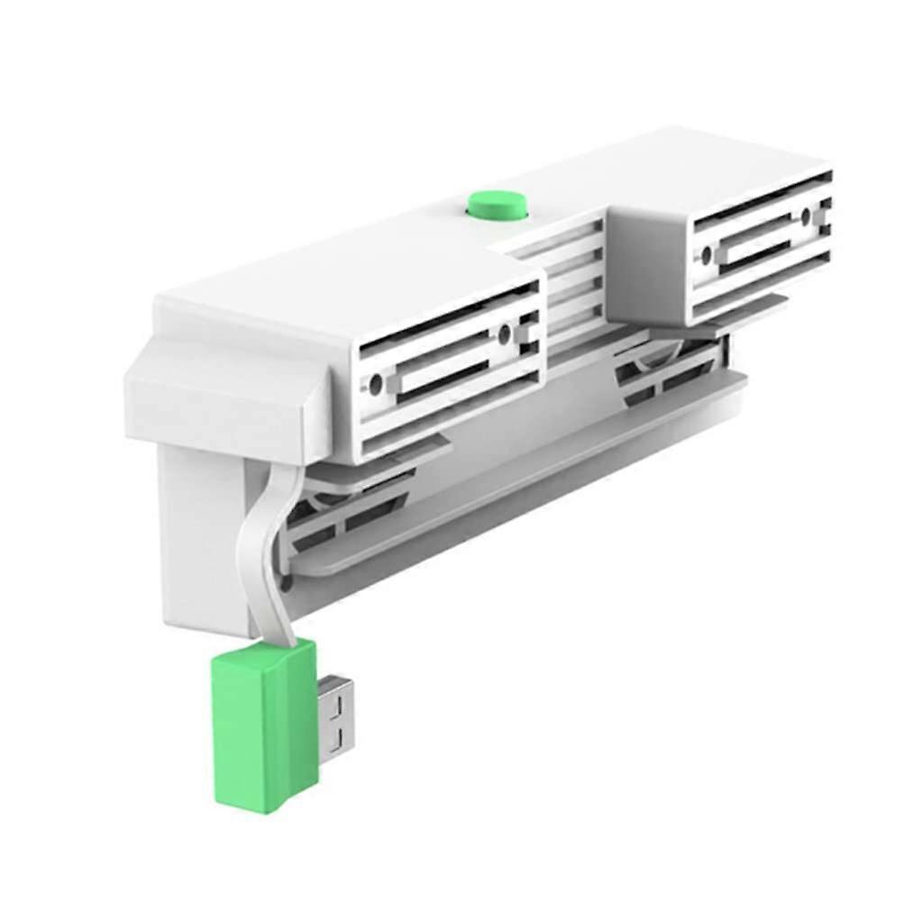 External USB Cooling Fan with Dual Mode Heat Dissipation for Nintendo Switch Dock  White