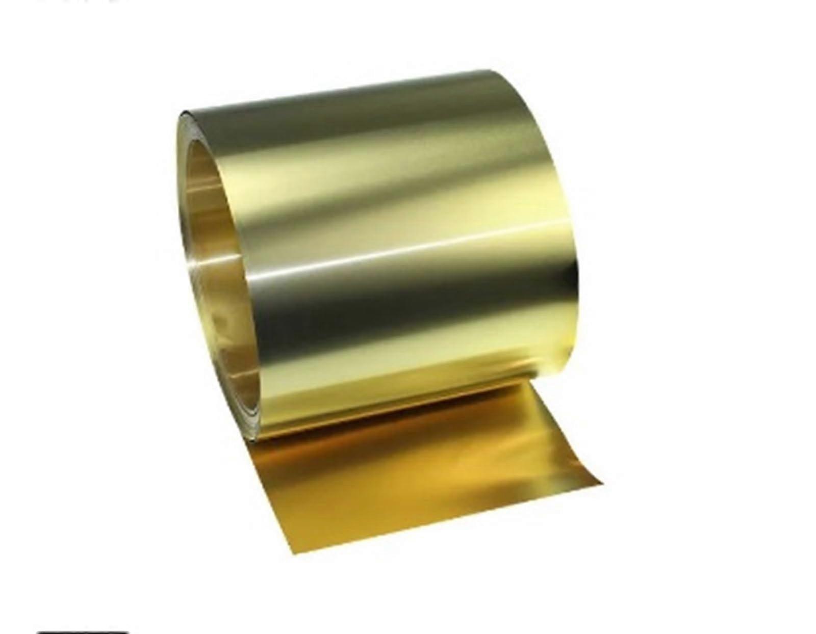 WearResistant Brass Sheet 0.03mm  Plasticity Custom Cut Brass Plate for Machining
