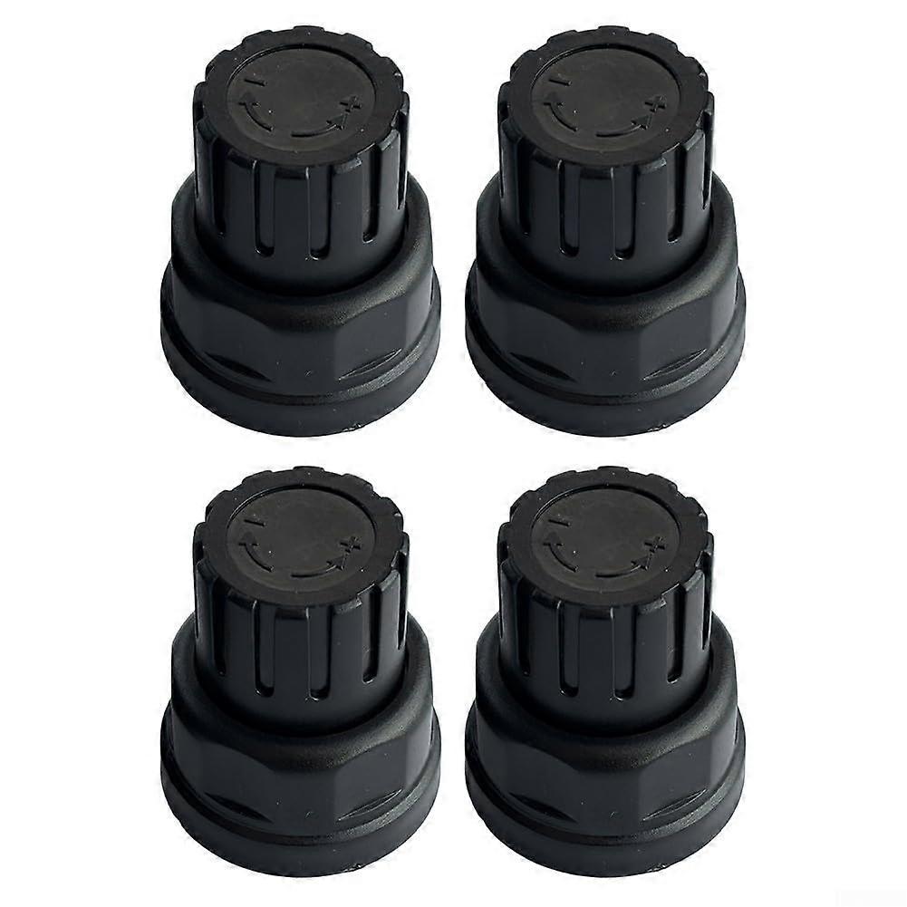 4PCS M30x1.5 Floor Heating Manifold Handwheel Switch with LeakProof Thread and Easy Adjustment