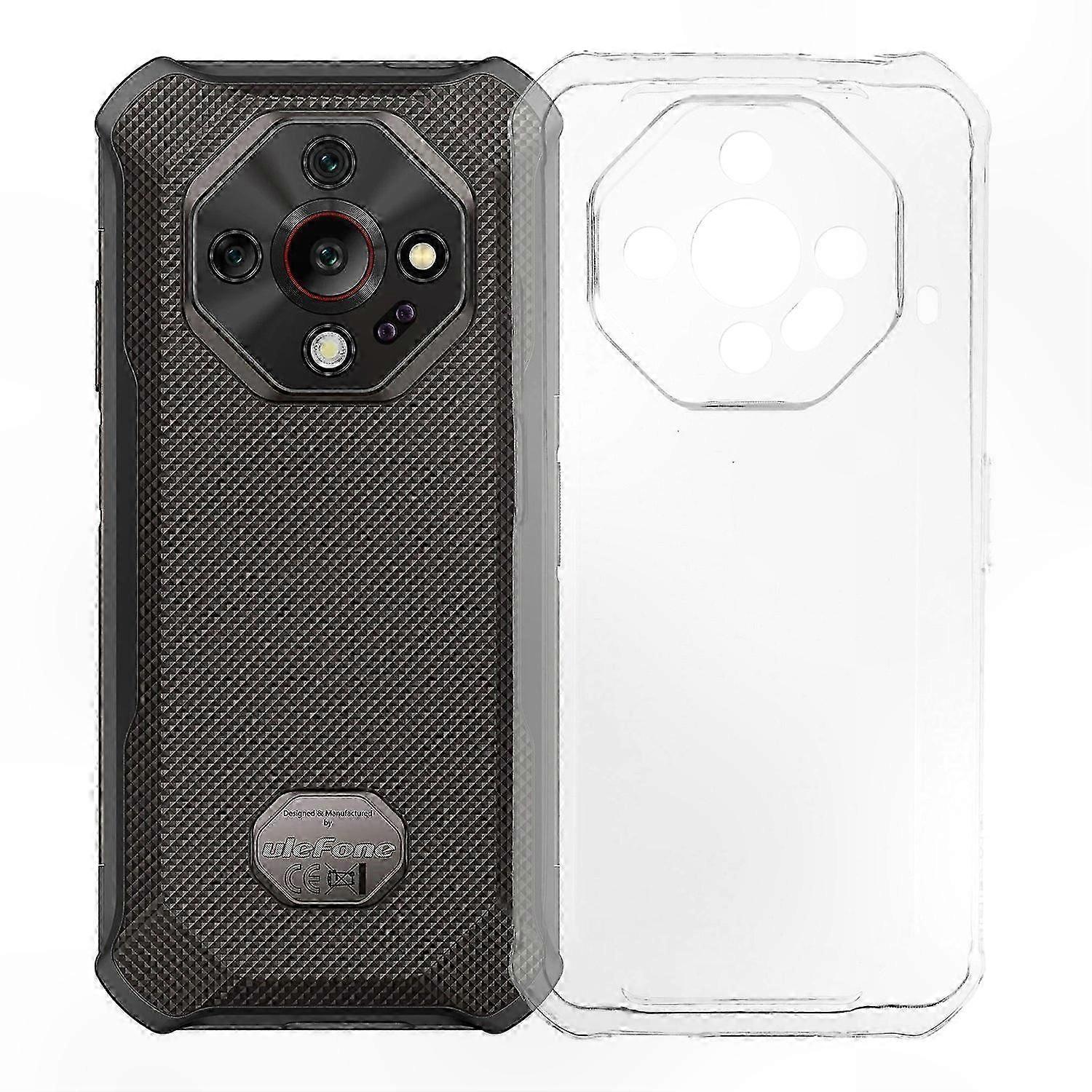 Soft TPU Phone Case for Armor X16, Drop Protection Cover, Black