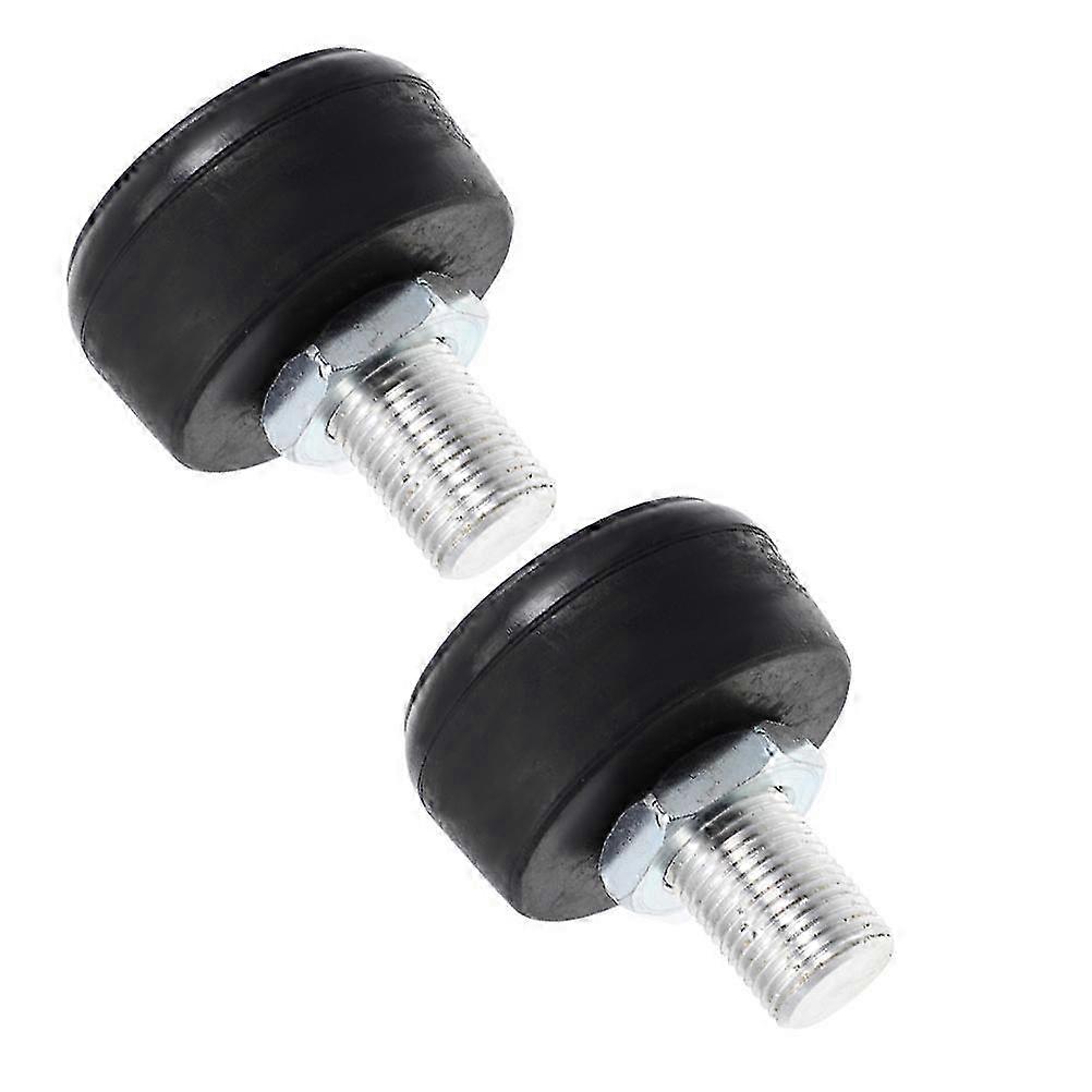 Adjustable Rubber Toe Plugs for Roller Skates Black Dual Fun Sturdy Material Versatile Use 2pcs