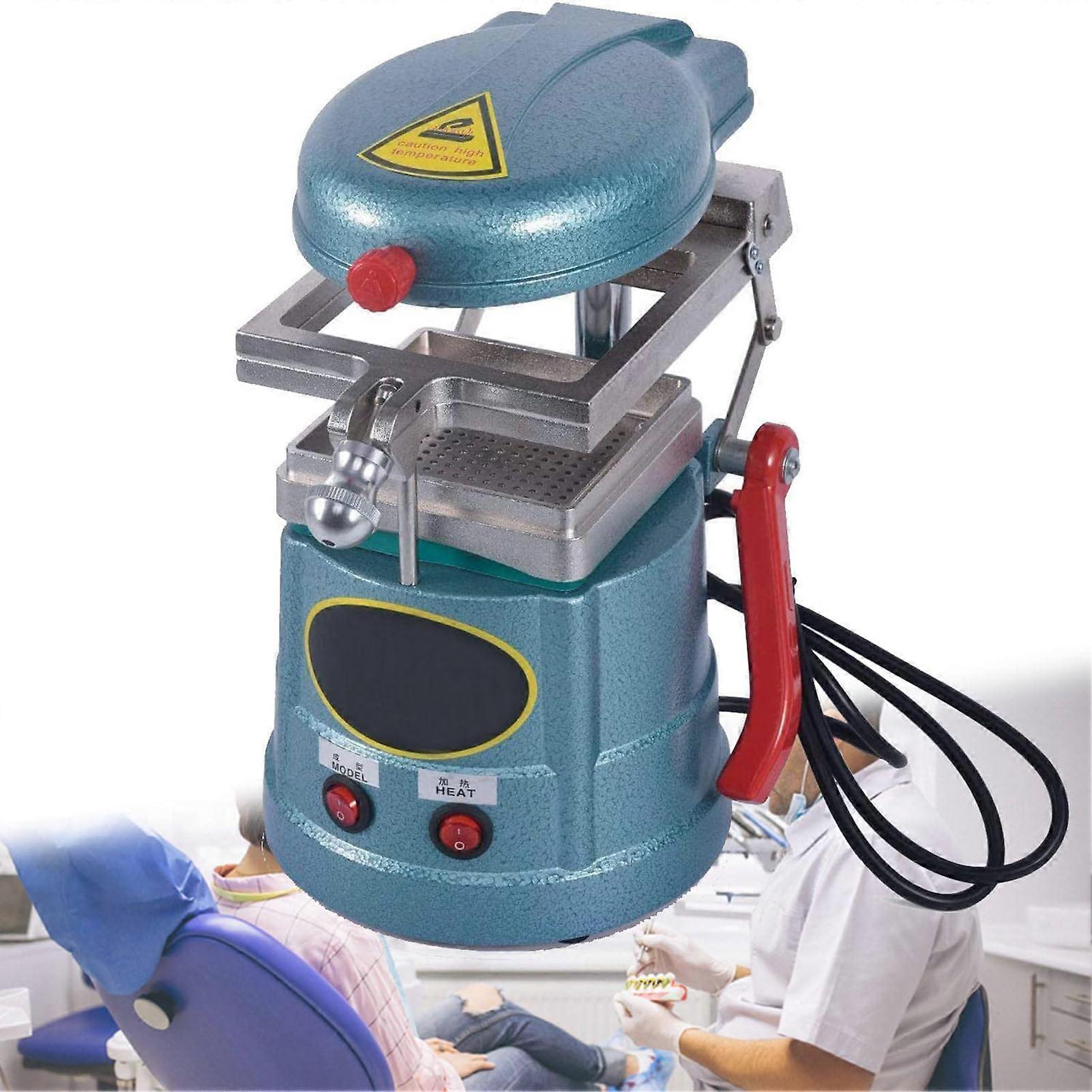 Dental Vacuum Forming Machine with Adjustable Clamping for Mouthguards Retainers Lab Use