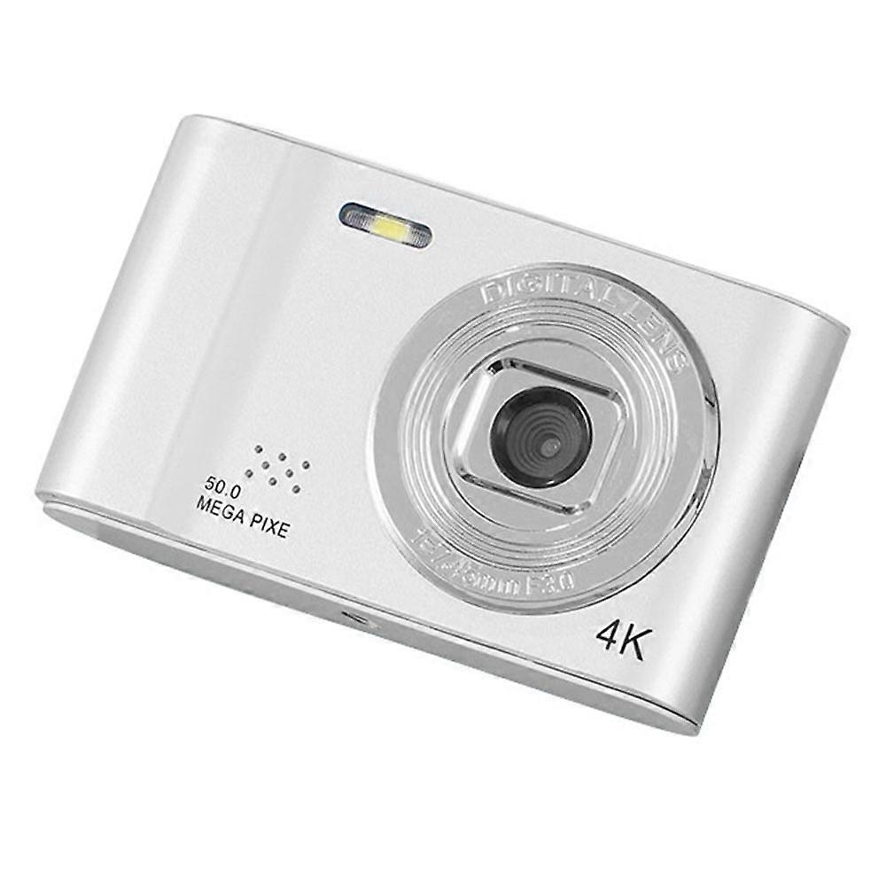 D04 Portable Mini 2.3-inch Screen Digital Camera Student Entry-level 4K HD Camera (No Memory Card)