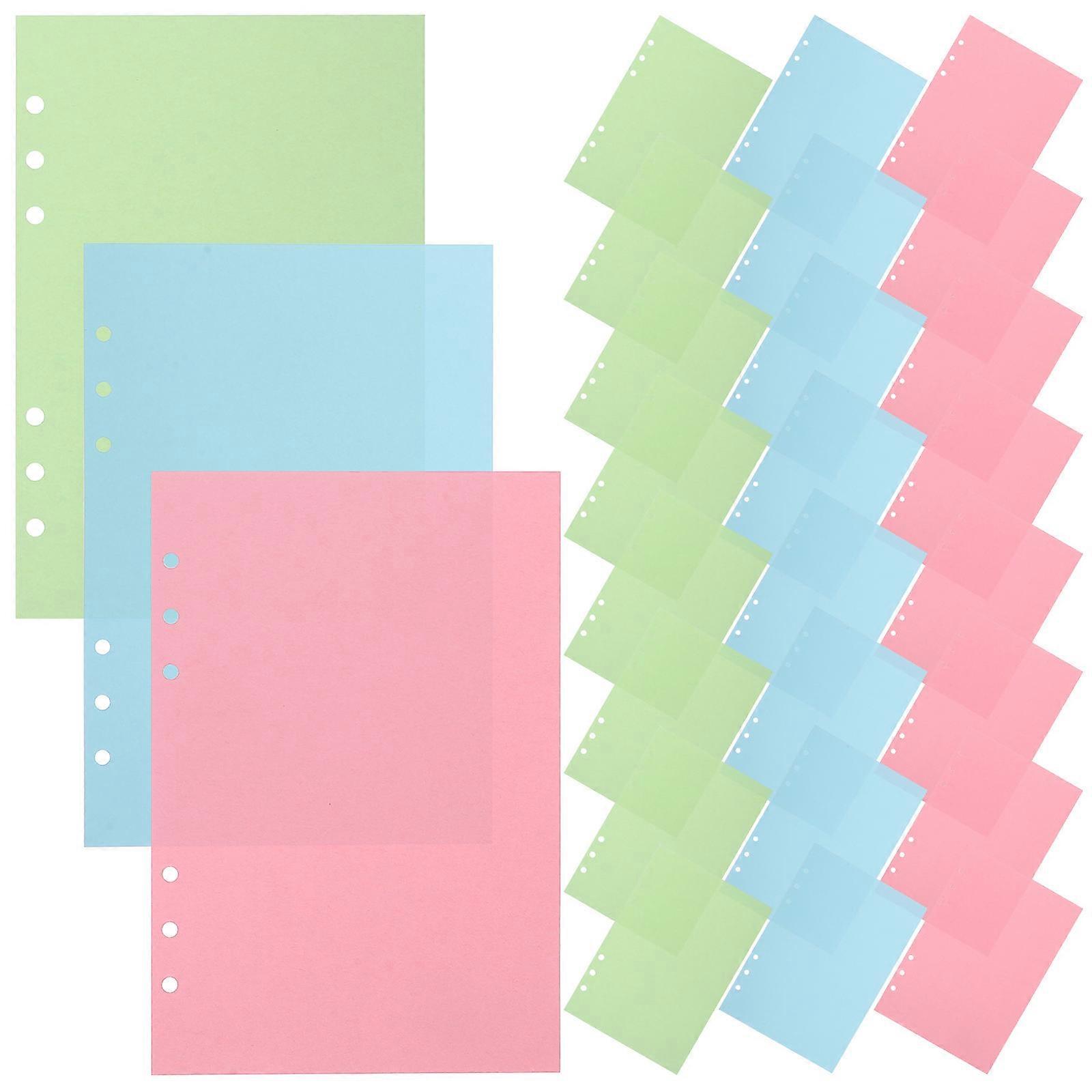Notebook Replacement Inserts for Writing 5Pcs 3 Books Paper Refills