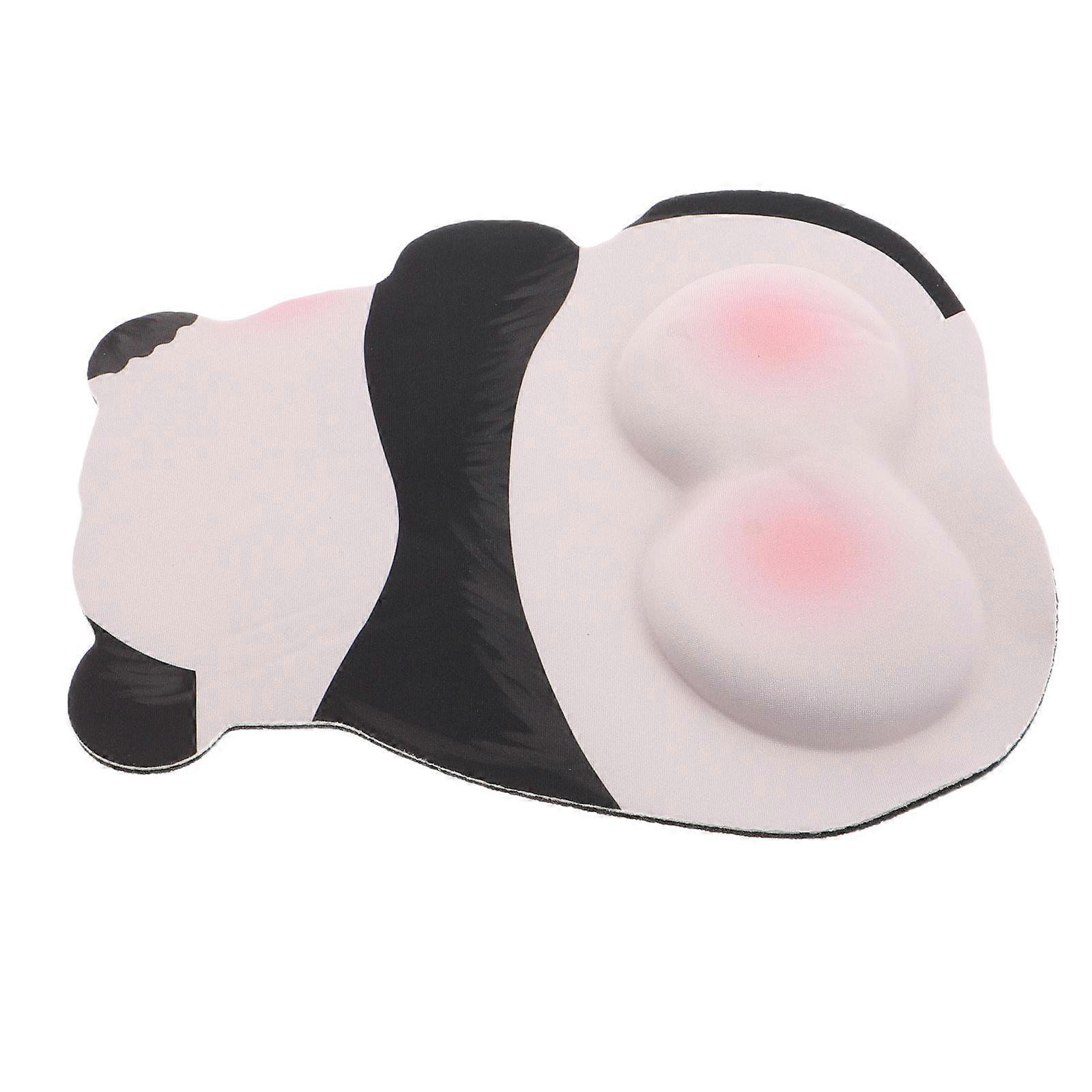 Wrist Support Mouse Pad for Computer Desk with Panda Pattern