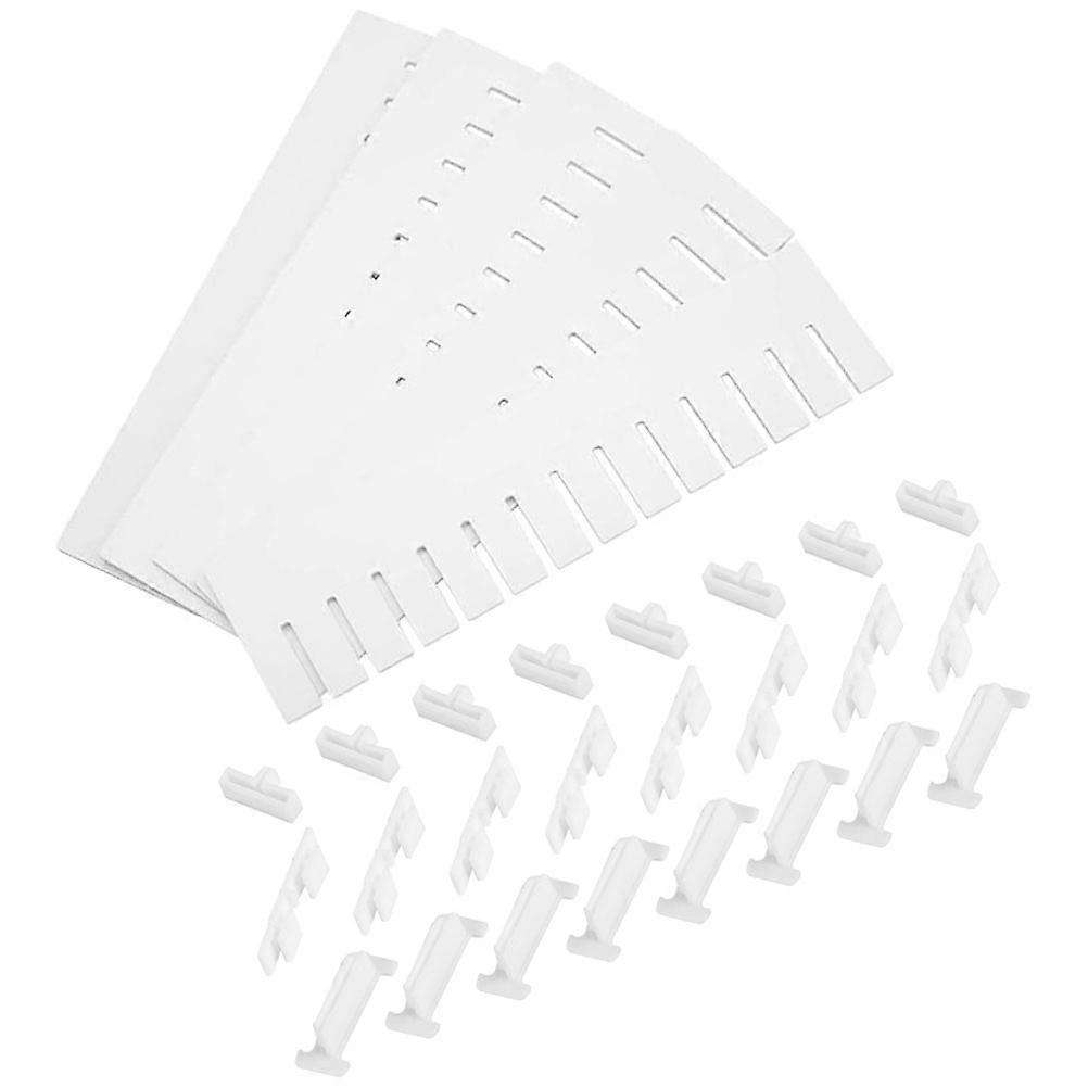 Adjustable Plastic Drawer Dividers for DIY Storage Organizer 2Sets
