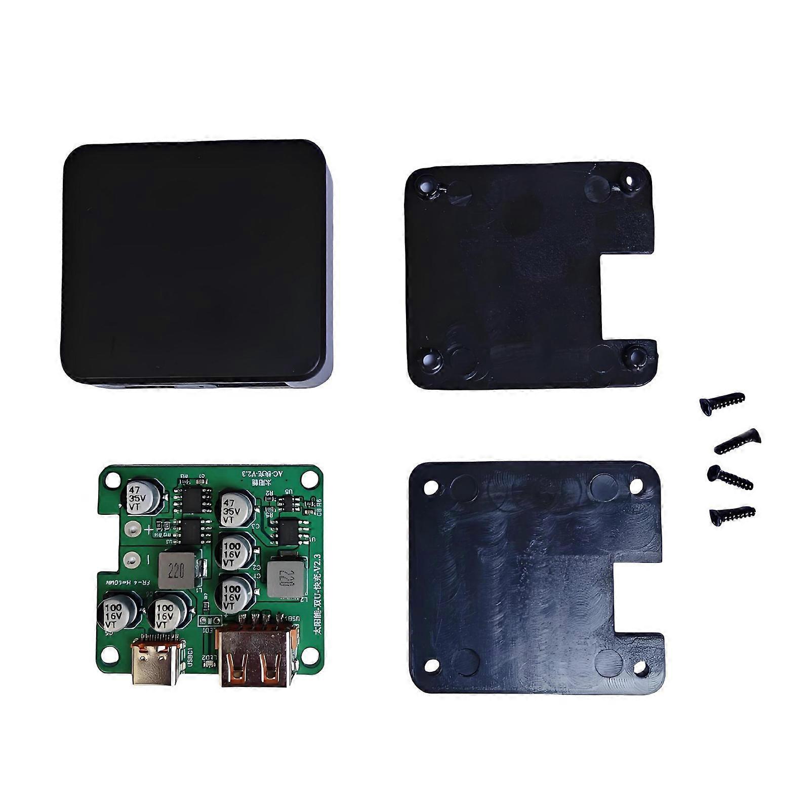 Upgraded Charging Module USB Type C Solar Controller QC2.0 3.0 Quick Charging Solar Panel Stabilizer Module Multicolor