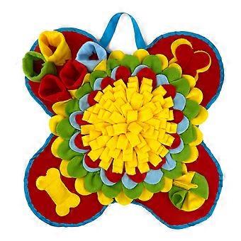 Pet Sniffing Pad Soft Tear Resistant Dog Snuffle Mat with Sound Pet Foraging Mat Treat Dispenser Pet