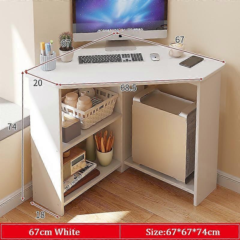Corner Computer Desk Home Office Work Study PC Laptop Gaming Workstation Table