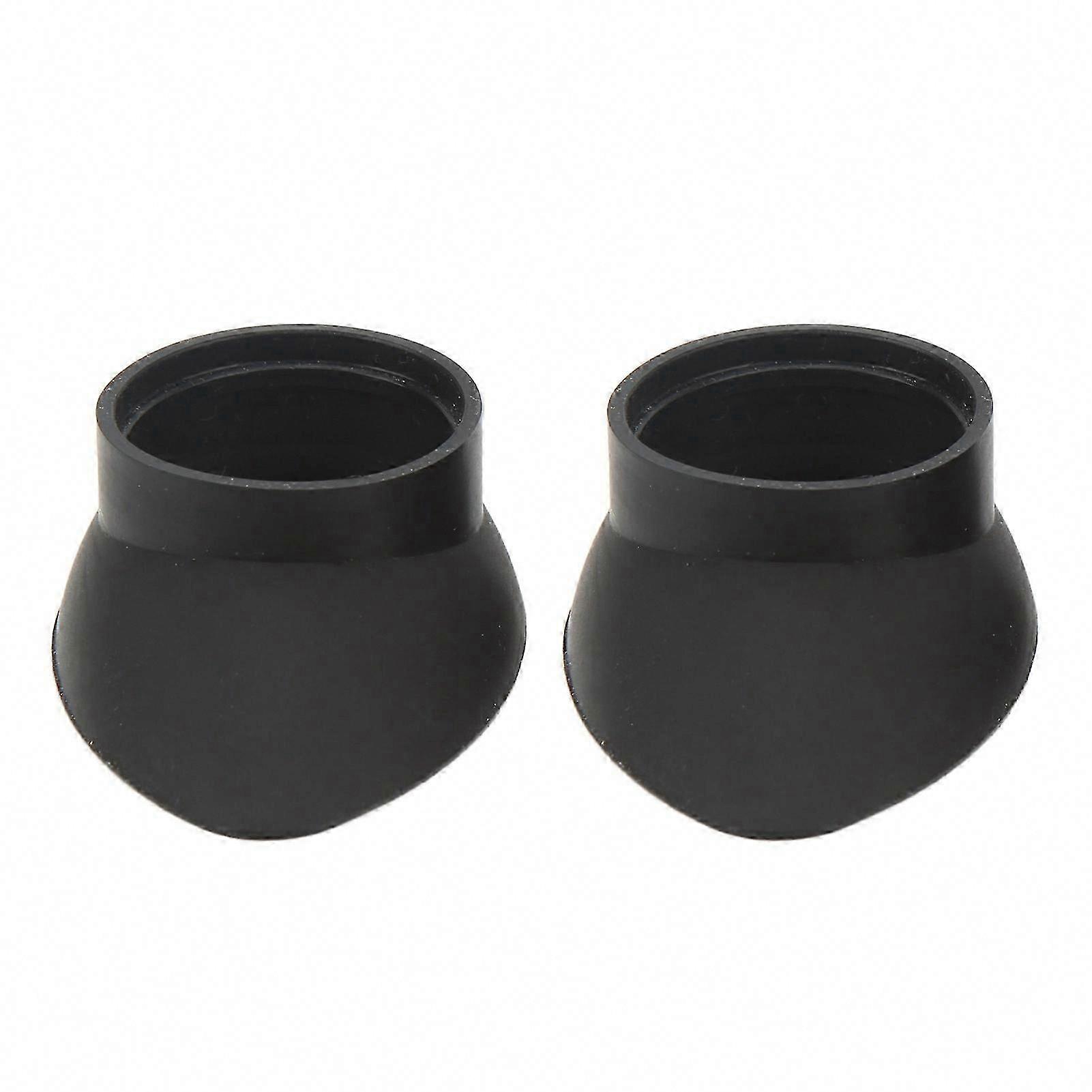 2pcs Foldable Rubber Eye Cups 27mm Inner Diameter for Microscope Ocular Telescope