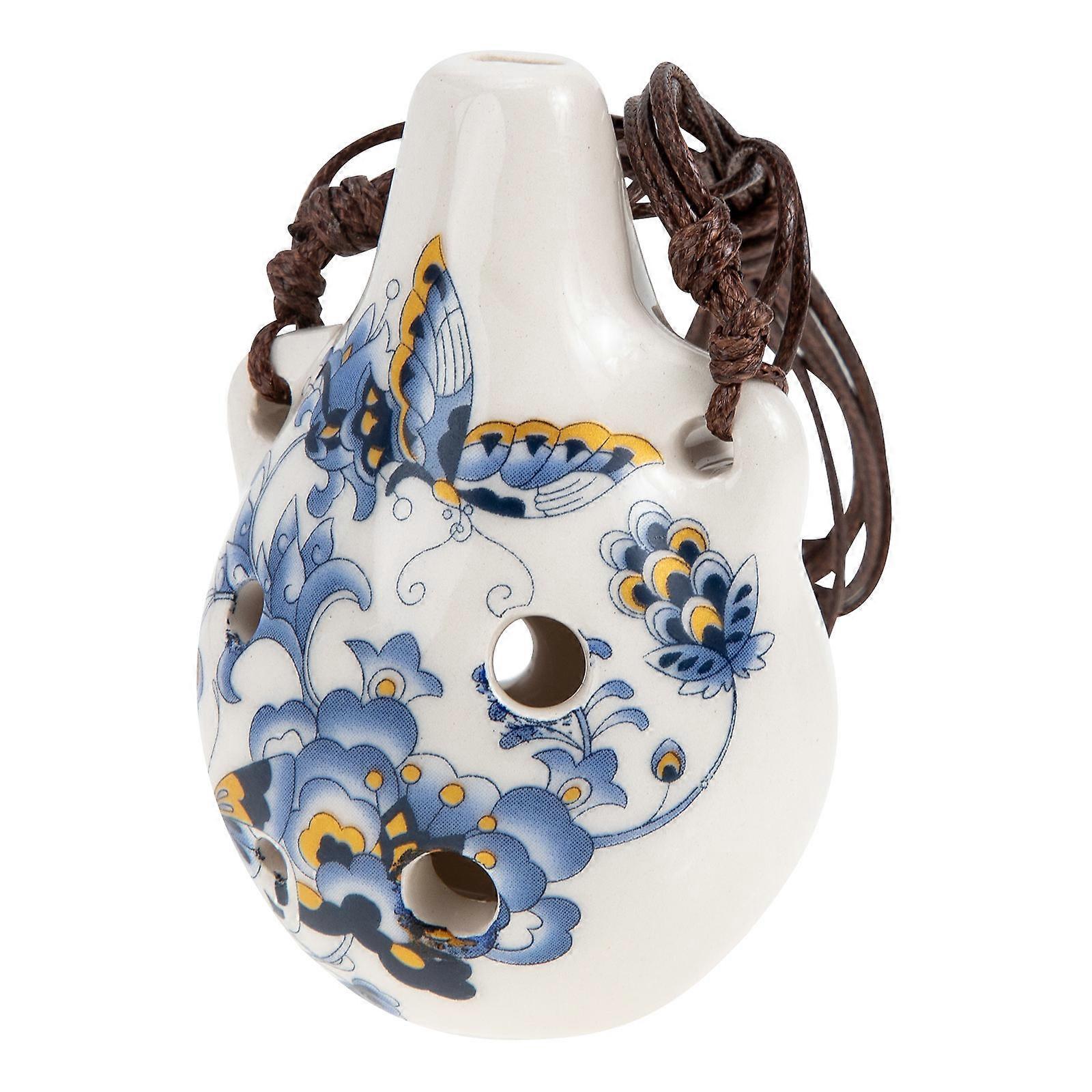 Alto Ocarina Ceramic Wind Instrument for Performance 3Pcs Kit