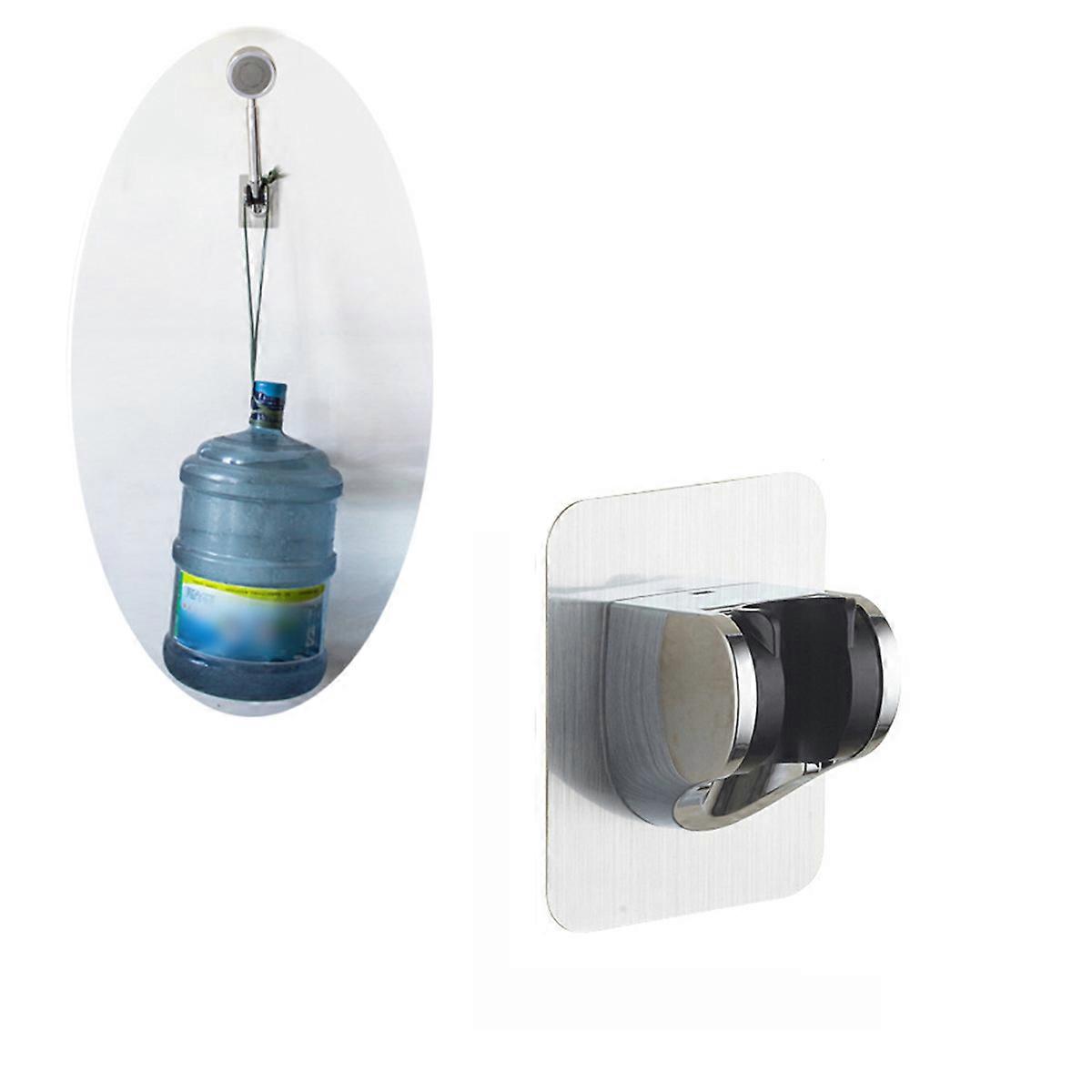 Hand Shower Bracket Slider for 3Pcs Adjustable Silver Shower Holder