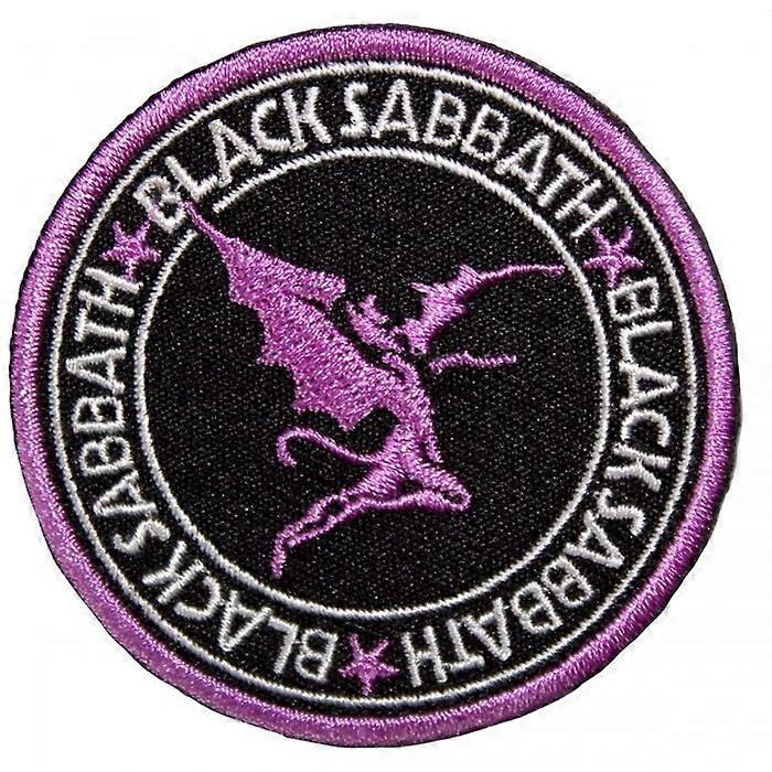 Black Sabbath Daemon Circle Iron On Patch