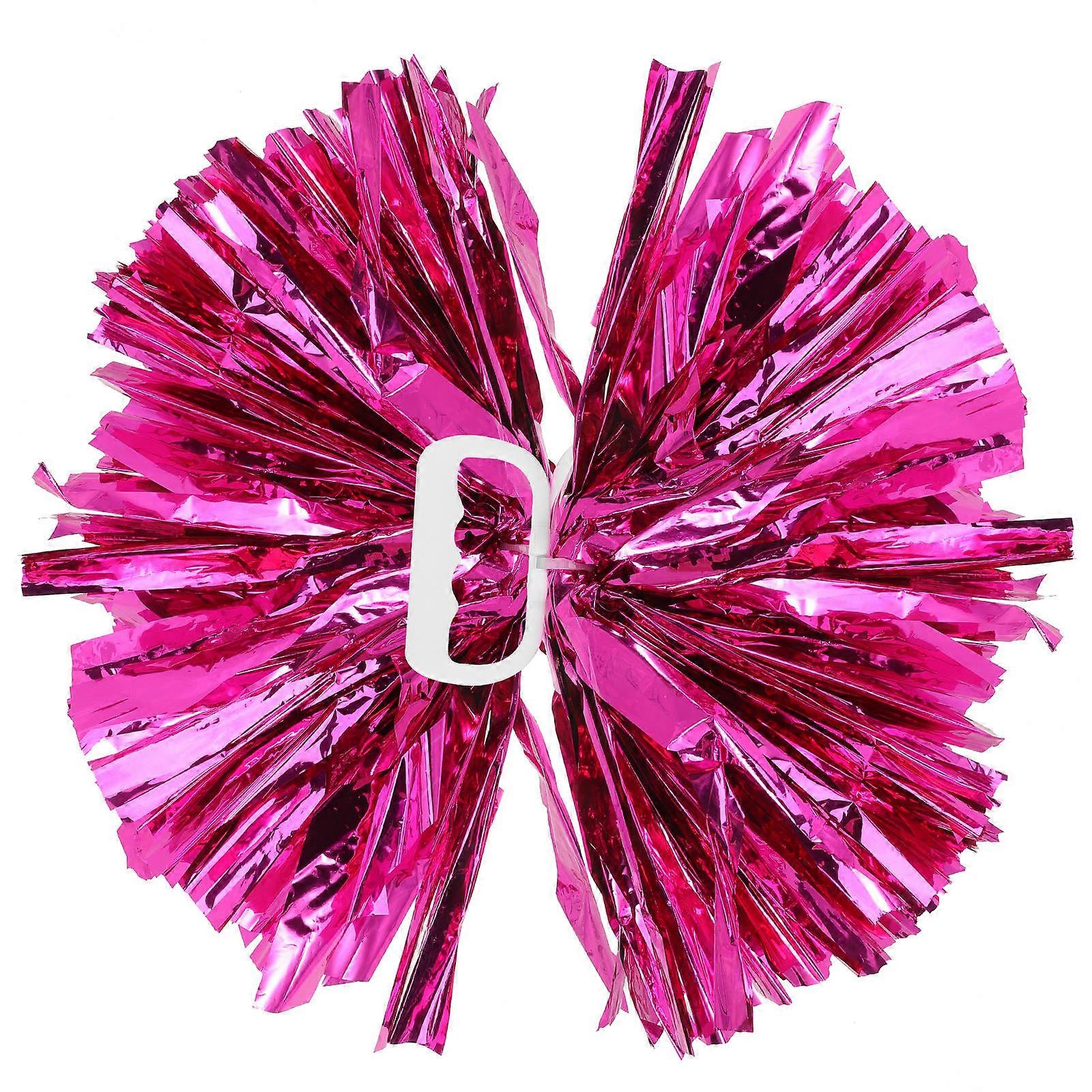 Durable Portable Pompoms for Playing 2Pcs Cheer Props Handheld Dance