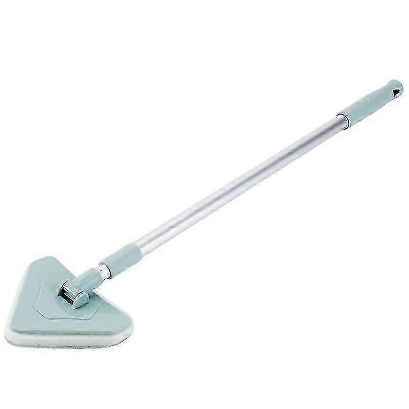 Triangular Round Head Floor Brush with Long Handle