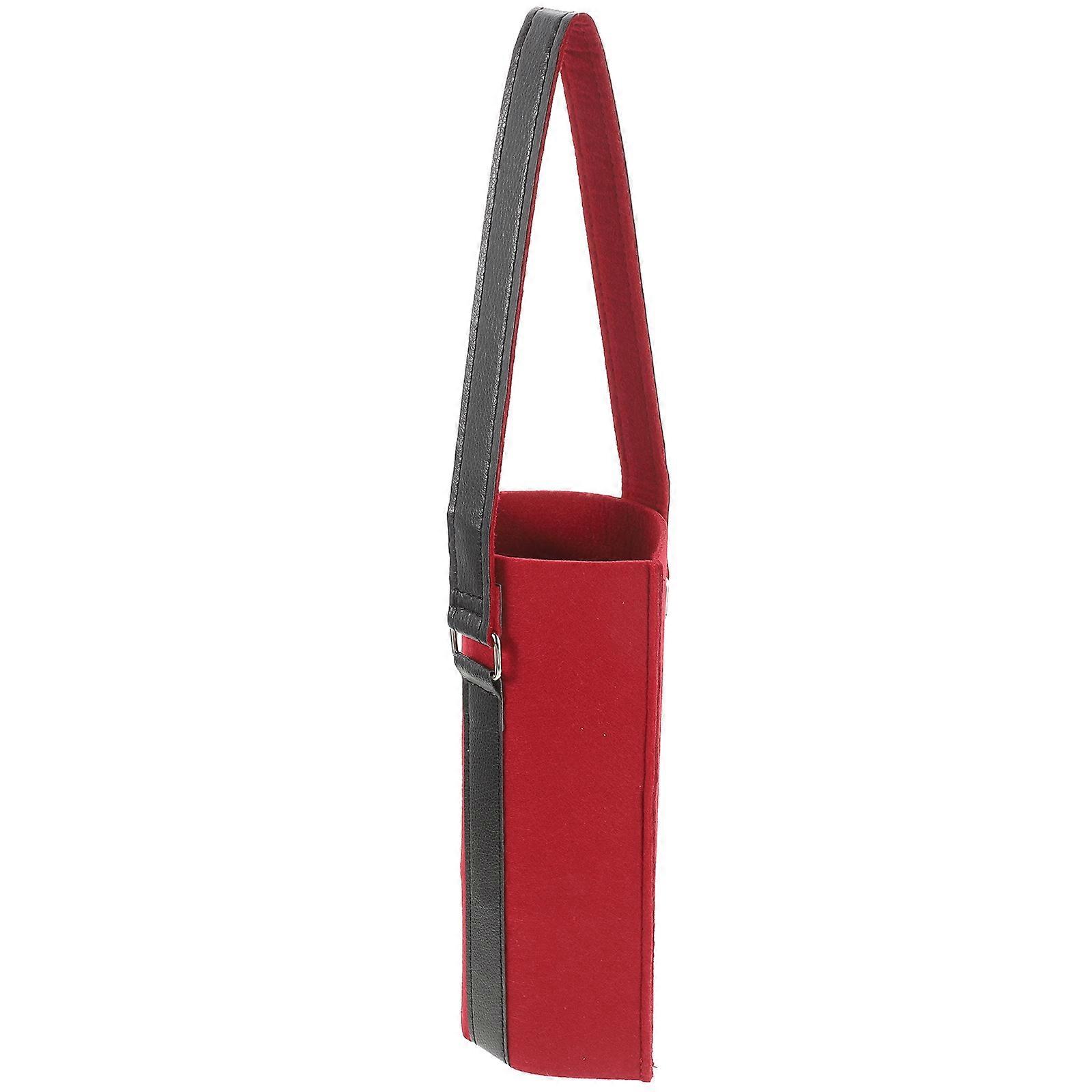 Red Tote Bag Designed for Storage Single Tote Bag