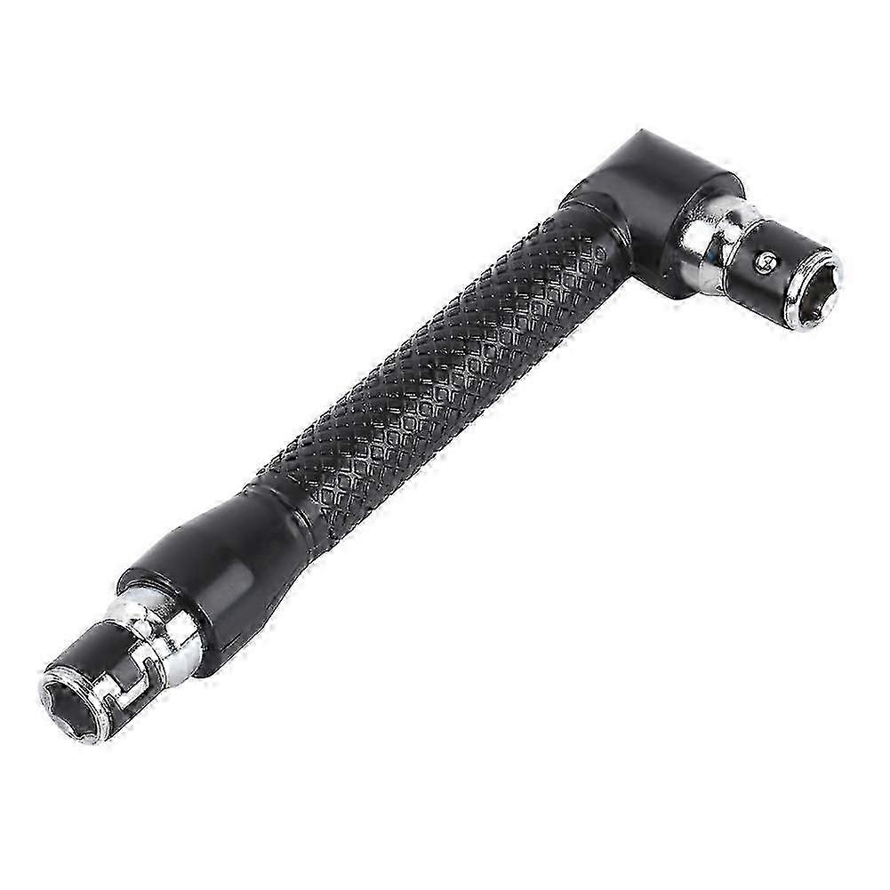L Shape 1/4 Inch Hex Socket Wrench Double Head For Screwdriver Bits Hand Tool