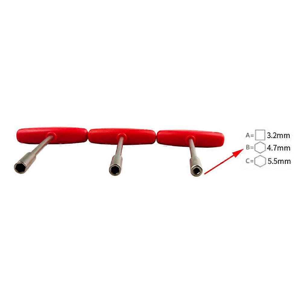 T Shape Sleeve Spanner Wire Adjust Spoke Tool Concealed Spoke Wrench