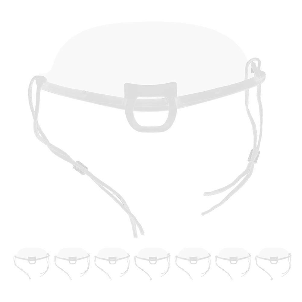 Munmasker Transparent för kockar 8 st. Serveringsskydd