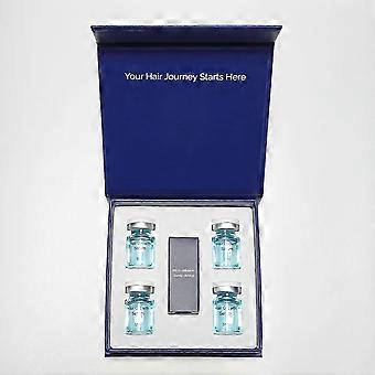 Microneedle Hair Care Kit, 0.25Mm, Hyaluronic Acid And Peptide Essence Ampoules, Dht-Blocking Scalp Treatment, Helps Hair Become Thicker, Healthier