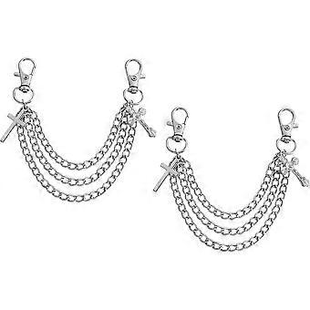 1 Paar Schuhketten Schuhdekorationen Schuh Charm Schmuck Schuh Schnürsenkel Charm für Männer Frauen