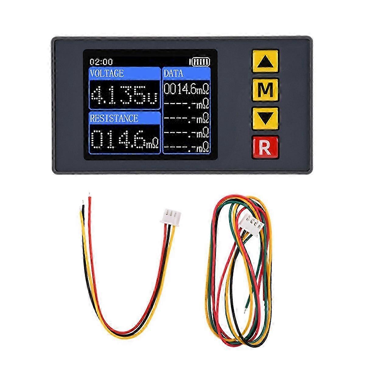 TS457 Voltage Internal Resistance Tester AC 4-Wire Method Voltage Meter Internal Resistance Test Dev