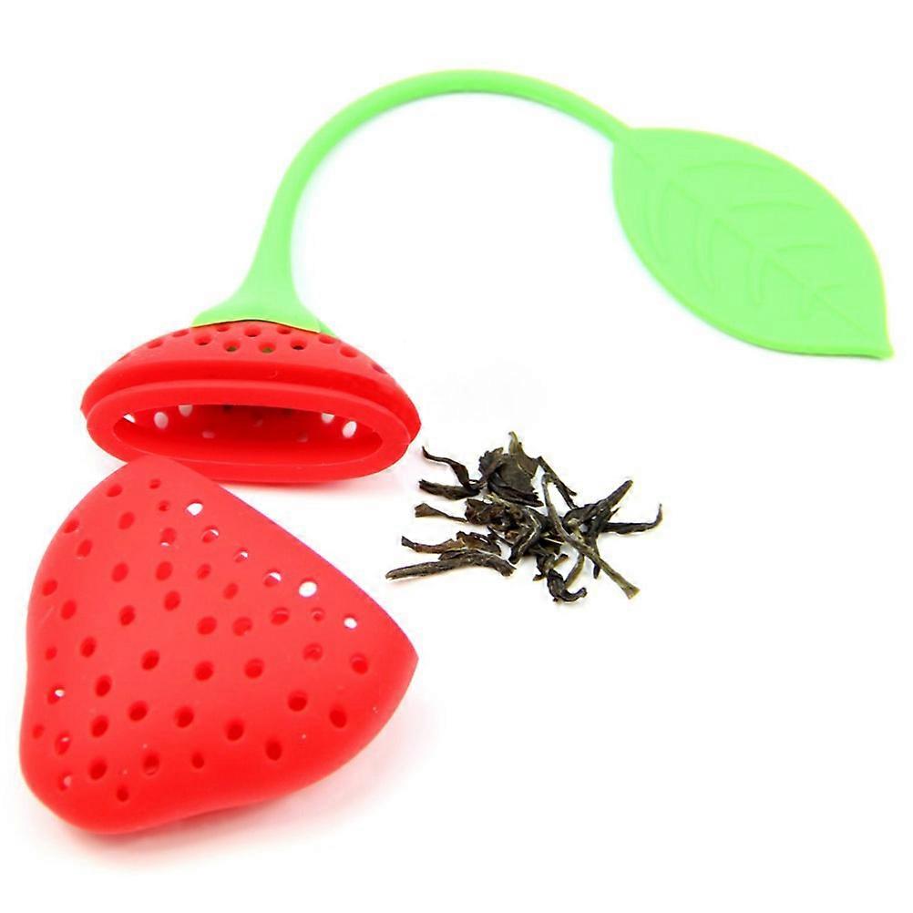 Silicone Fruit Shape Tea Infuser Strawberry Shape Loose Leaf Tea Strainer Filter Diffuser Kitchen Tools Gadgets