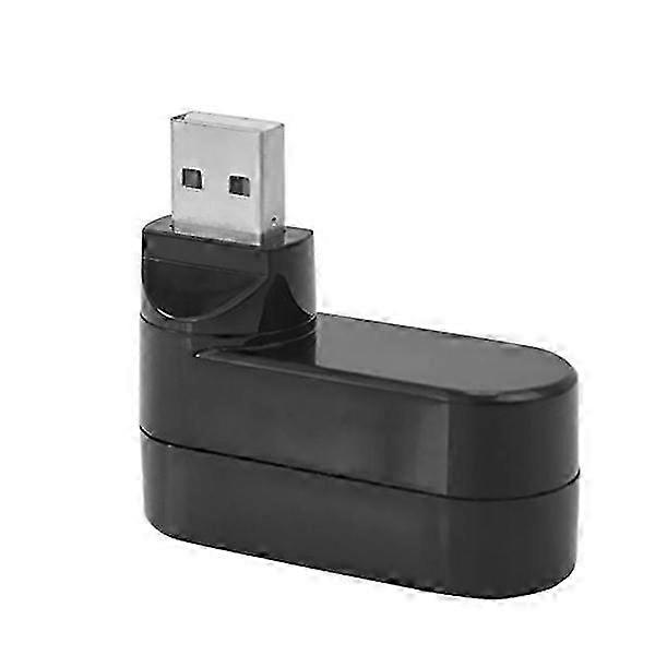 USB Hub 2.0 3 Ports Cable Hub with 180 Degree Rotatable Function