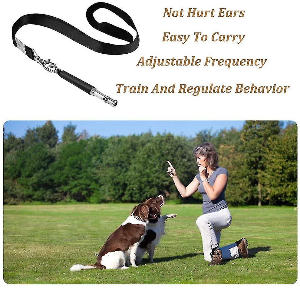 3 Pack Dog Whistle, Dog Whistle High Frequency Silent, Adjustable High Frequency
