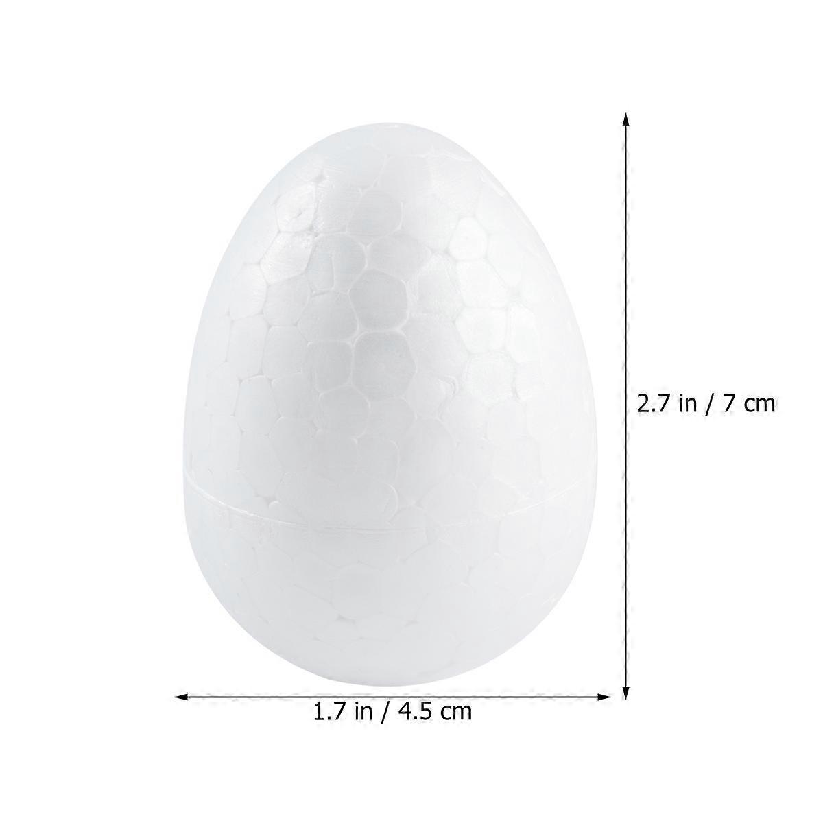 Easter Egg Painting Eggs Solid Egg for Decoration 34Pcs White Foam
