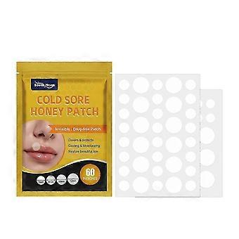 Cold Sore Honey Hydrocolloid Patch - 60 Lip Care Blister Stickers for Soothing Relief
