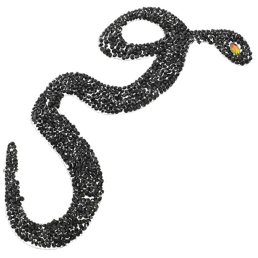 Multi-function Embroidered Patch Snakelike Patch Decor Back Iron On Patch Repairing Back Patch
