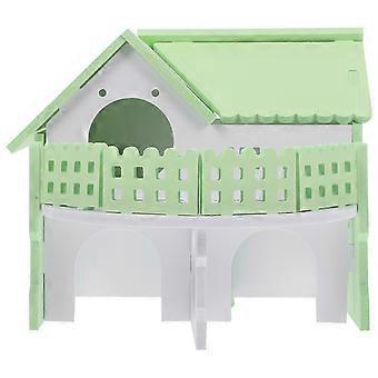 Wooden Hamster Hideout Guinea Pig Hideout House for Small Pets 5Pcs