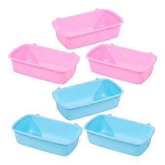 Hamster Hanging Feeder Food Bowls for Storage 12Pcs Assorted Color