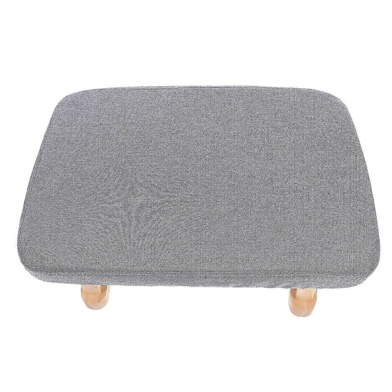 Portable Stool for Home Use Multi Functional Footrest Grey