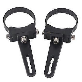 Support de fixation pour barre anti-roulis/taureau en aluminium de 2,5 pouces, support de pinces pour éclairage de travail LED pour voiture, camion et tout-terrain
