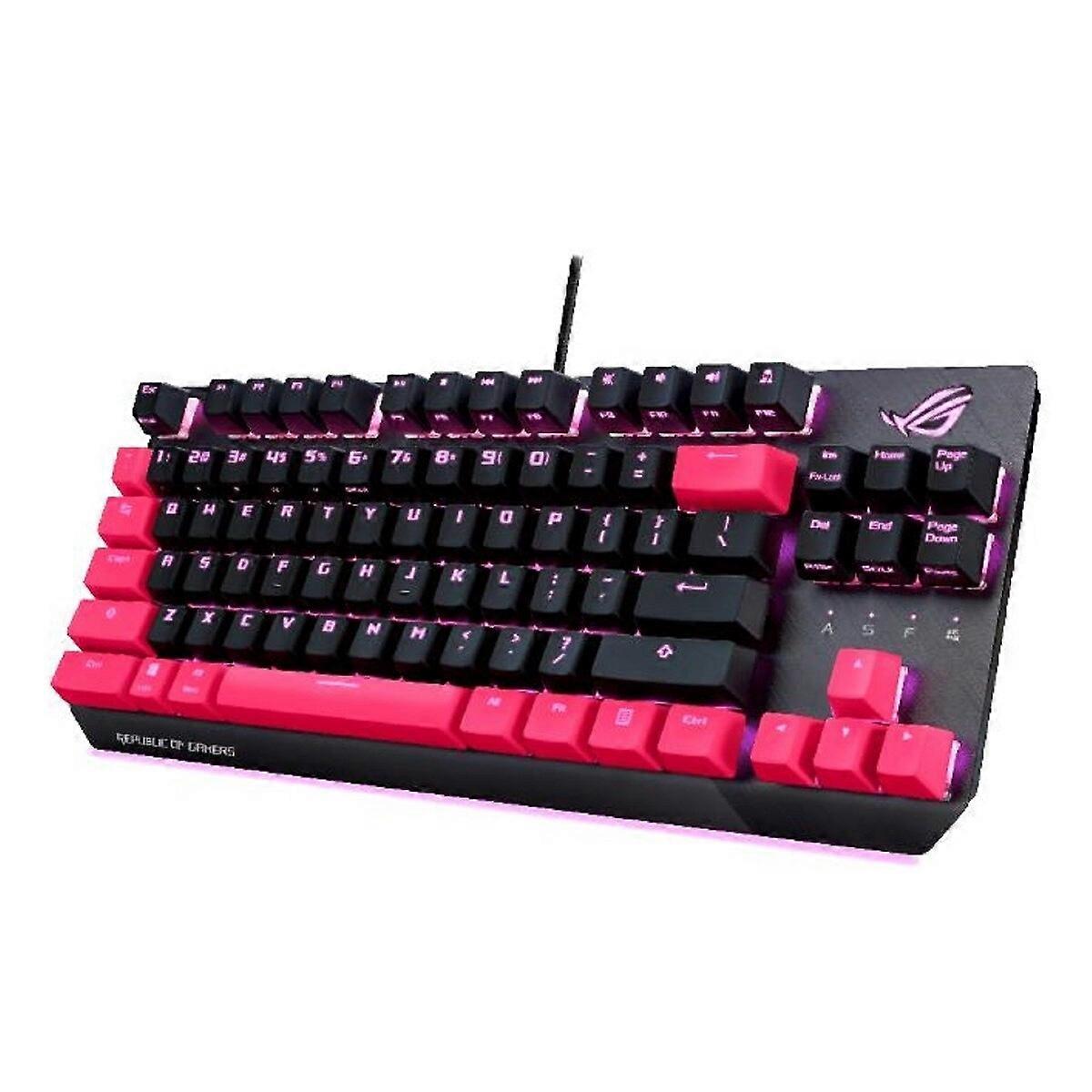 ASUS ROG Strix Scope TKL Electro Punk Gaming Keyboard (Cherry MX Red)