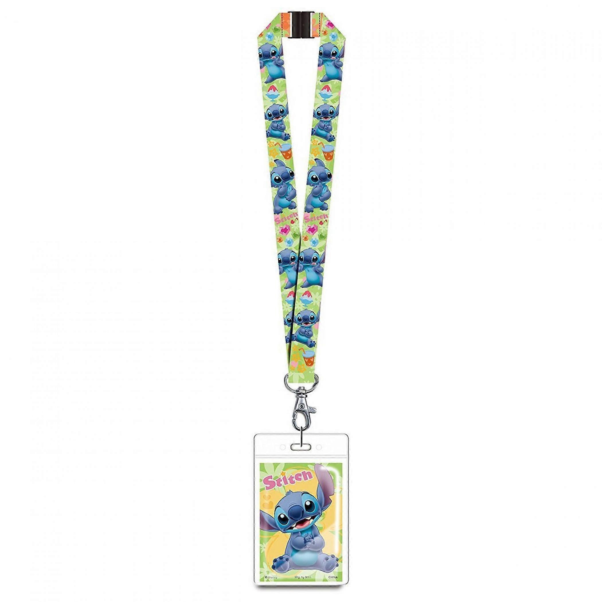Disney Lilo e Stitch Lanyard con ID Badge Holder