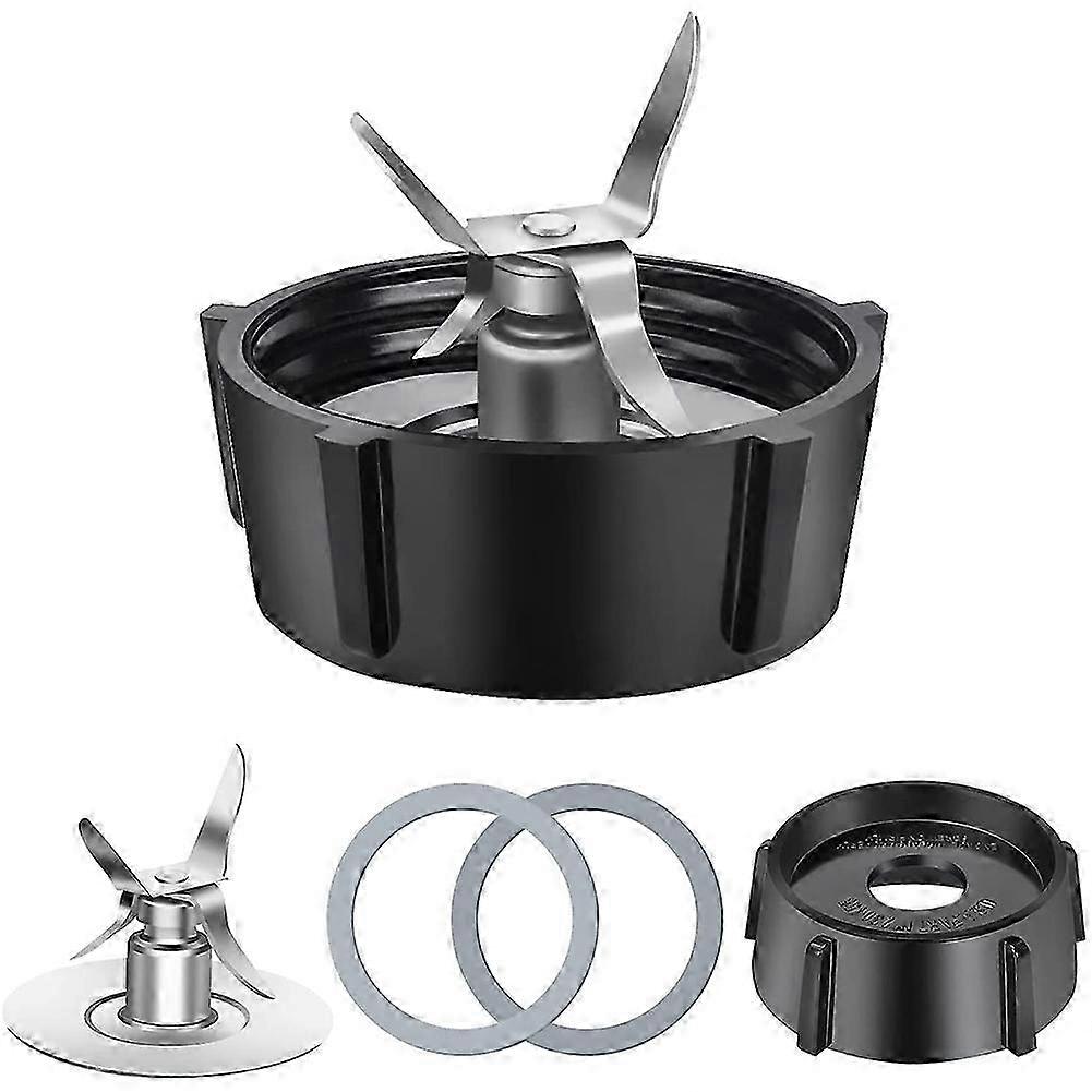 Blender Replacement Blades Assembly Compatible with Osterizer 4 Point 2 Rubber Gaskets 49