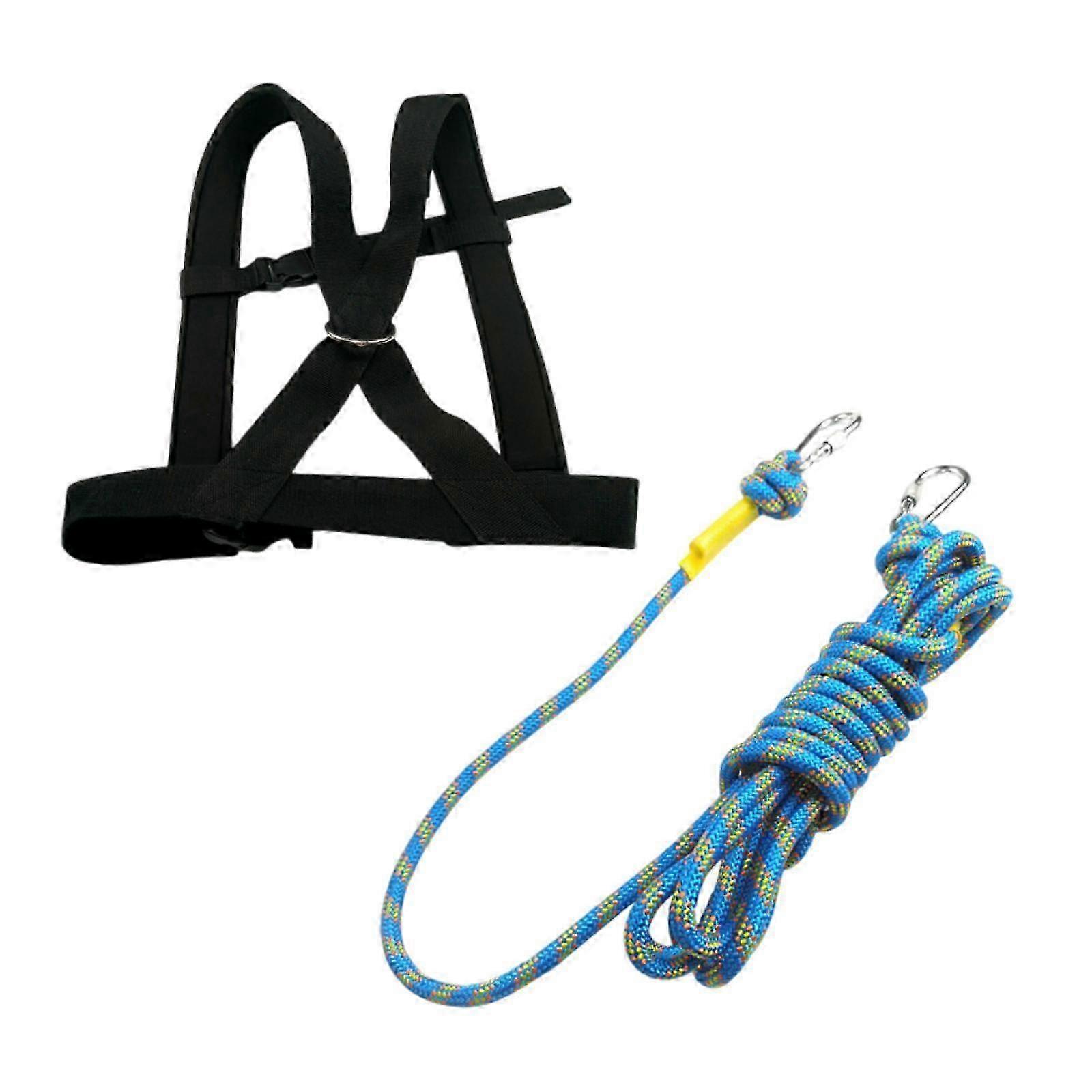 Portable Sled Harness for Exercise Strength Training Tire Pulling