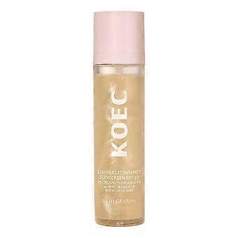 Sunglaze Sheer Setting Mist with SPF50 Sunscreen, Broad-Spectrum Fast-Absorbing Moisturizer, for Summer Outdoor