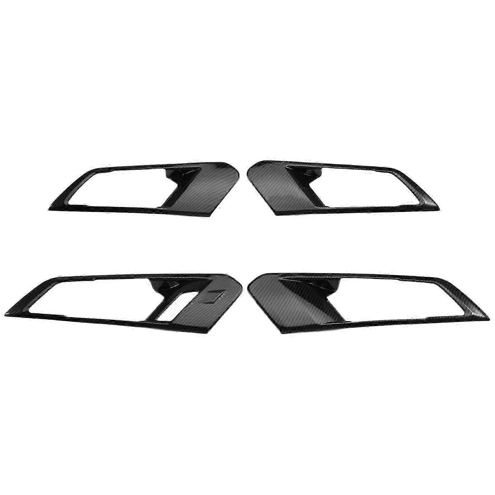 Car Interior Panel Door Handle Covers Trim compatible with X5 LHD