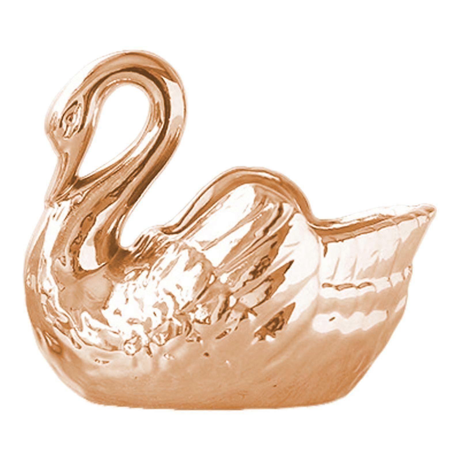 Decorative swan ceramic box for storage