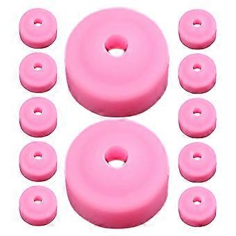 Nail Drill Bits Dustproof Protective Silicone Caps for Grinding Heads 90Pcs