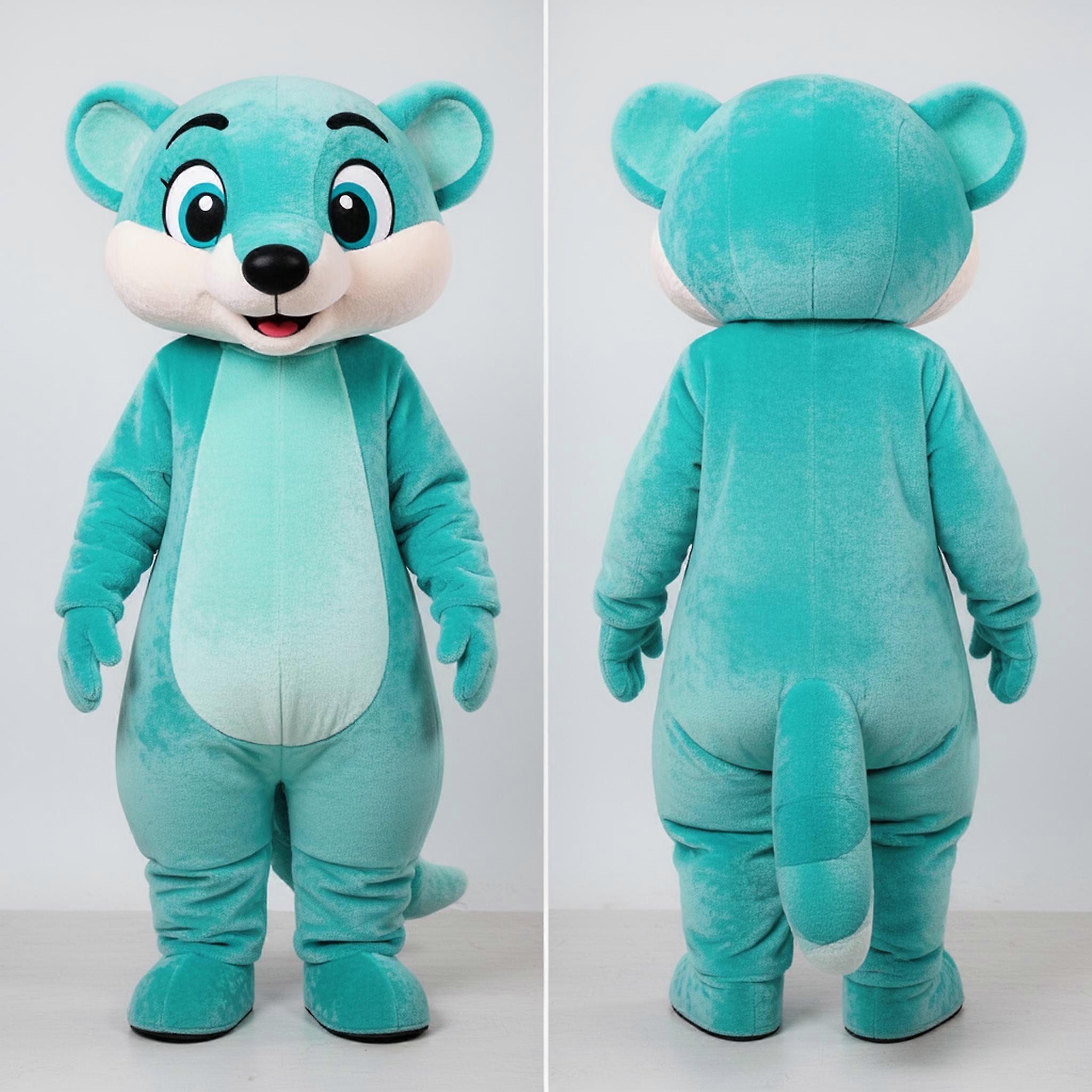 MASTICOT Turquoise Quilted Mongoose Mascot