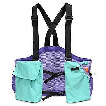 Large Capacity Mountaineering Vest Bag Lightweight Bottle Pocket Running Hiking Bag Convenient Breathable