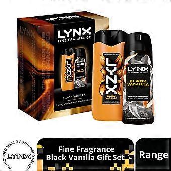 LYNX Fine Fragrance Black Vanilla Gift Set 2 piece, Choose your pack 1,2,3 or 4
