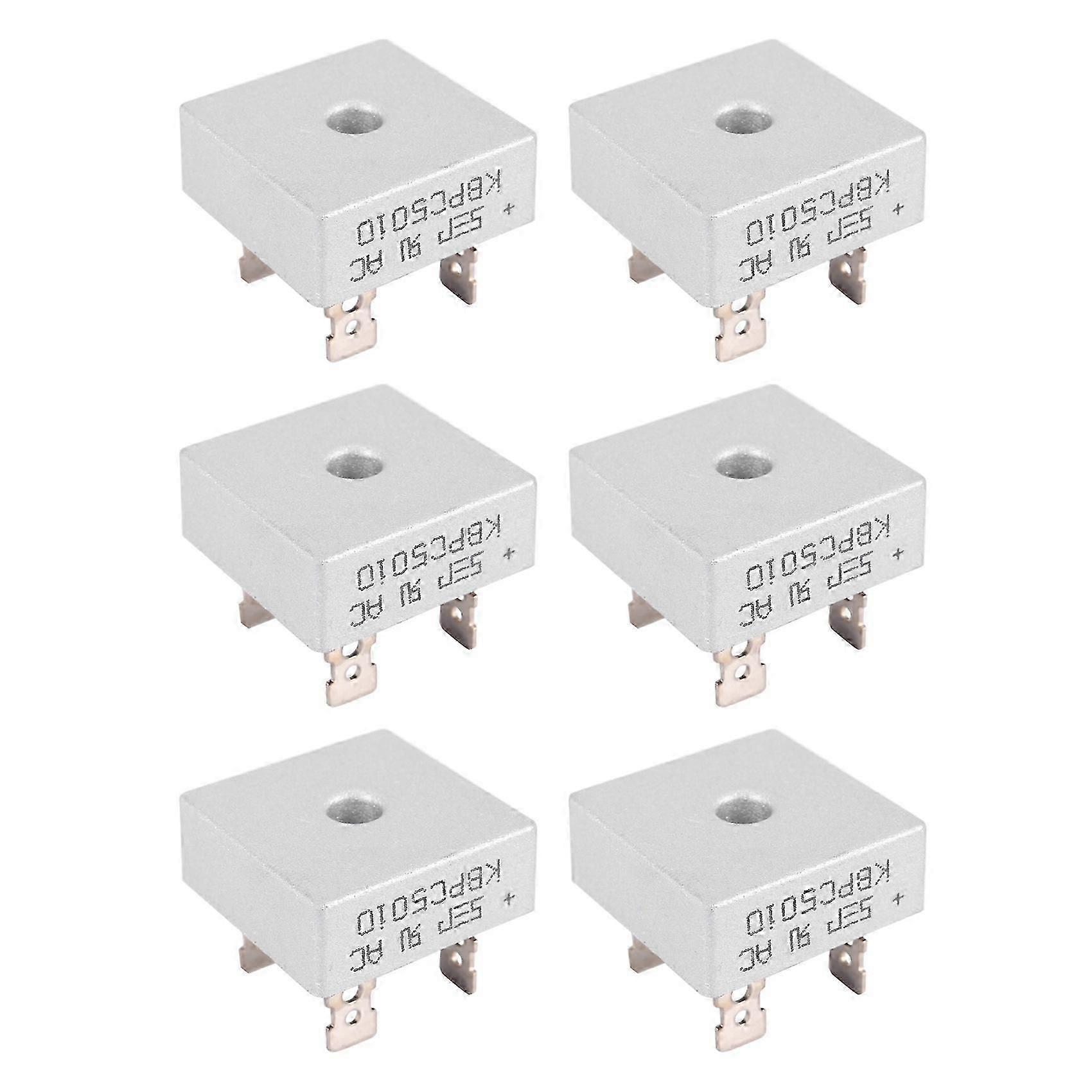 6X Single Phase Diode Bridge Rectifier 50A 1000V KBPC5010